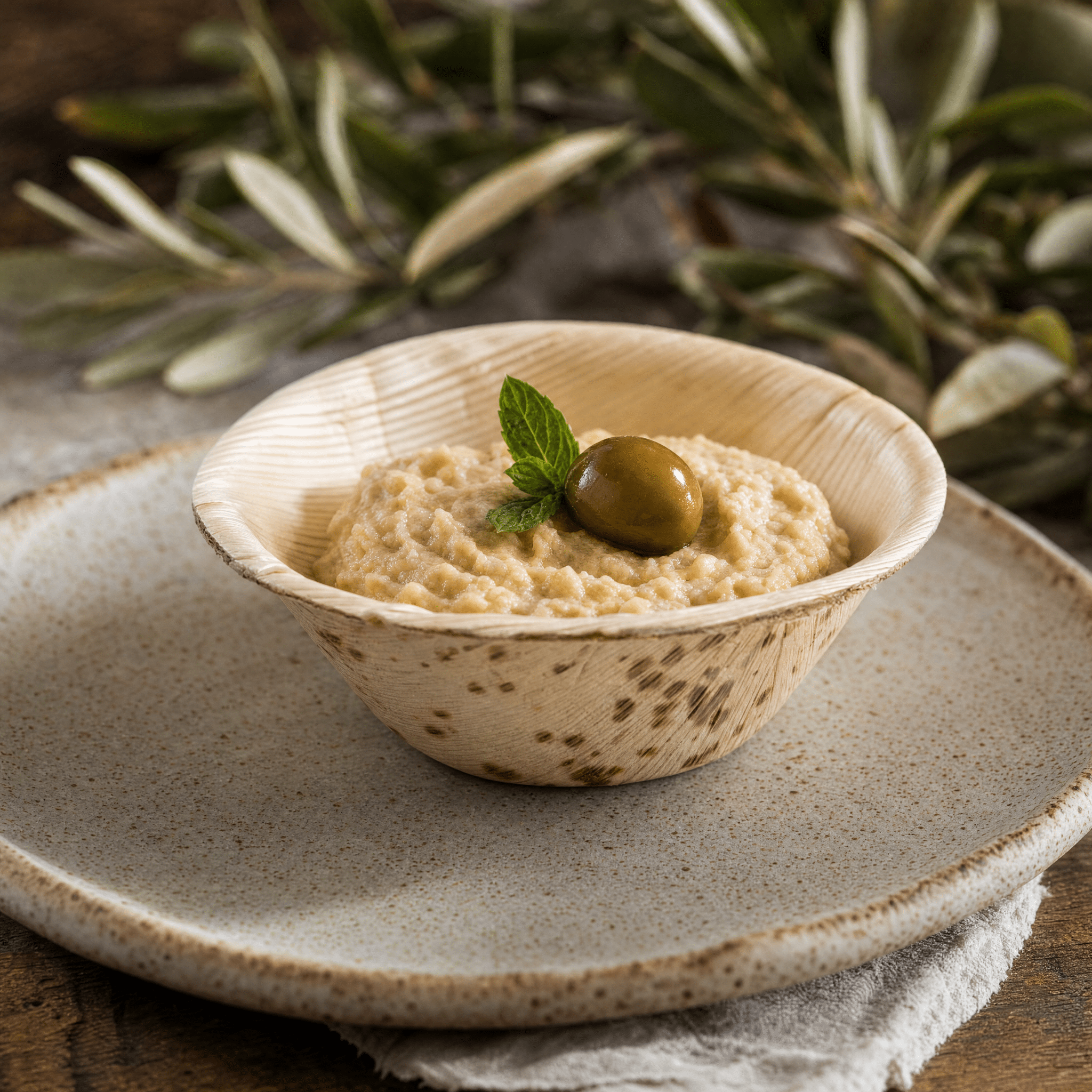 1oz Mini Bamboo Leaf Bowls - Eco - Chic Tasting & Appetizer Cups for Charcuterie Boards - Leaf with life