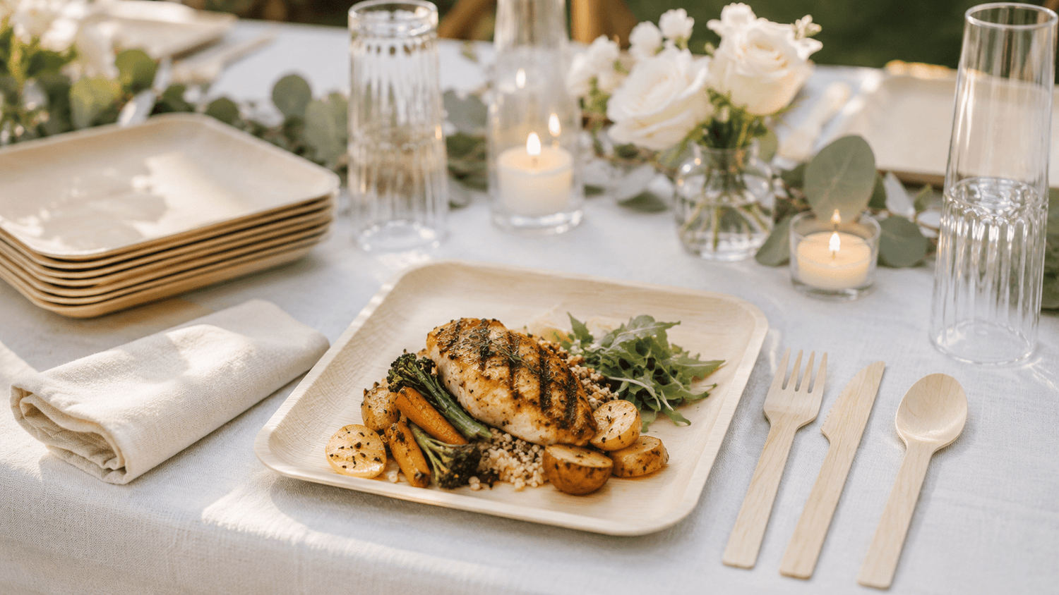 10 Inch Palm Leaf Plates: When They Work Best for Full Meals, Buffets, and Event Tables - Leaf with life