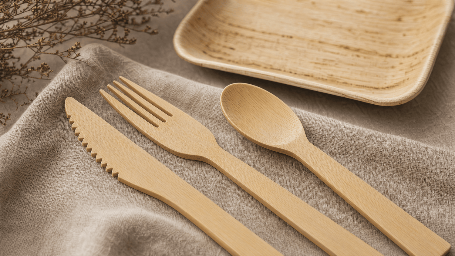 Bamboo Cutlery vs Wooden Cutlery: Which Should You Choose? - Leaf with life