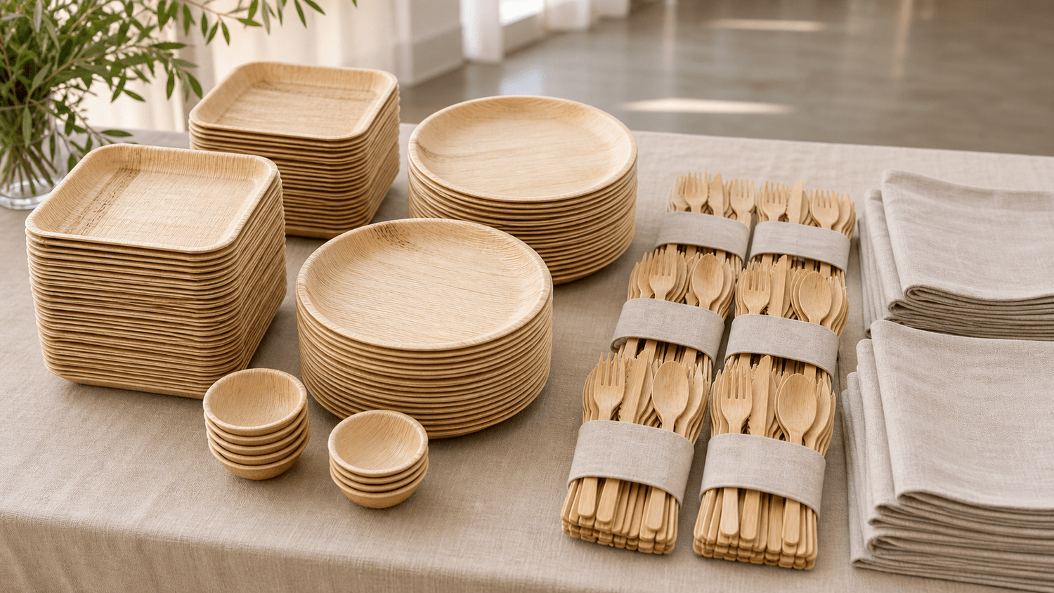 Compostable Tableware for Catering and Bulk Events: A Practical Planning Guide - Leaf with life