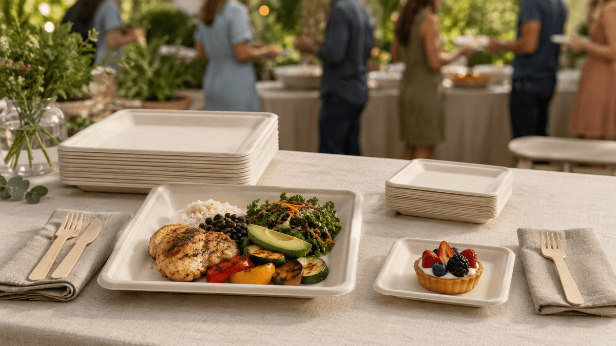 How Many Sugarcane Plates Should You Buy for 25, 50, or 100 Guests? - Leaf with life