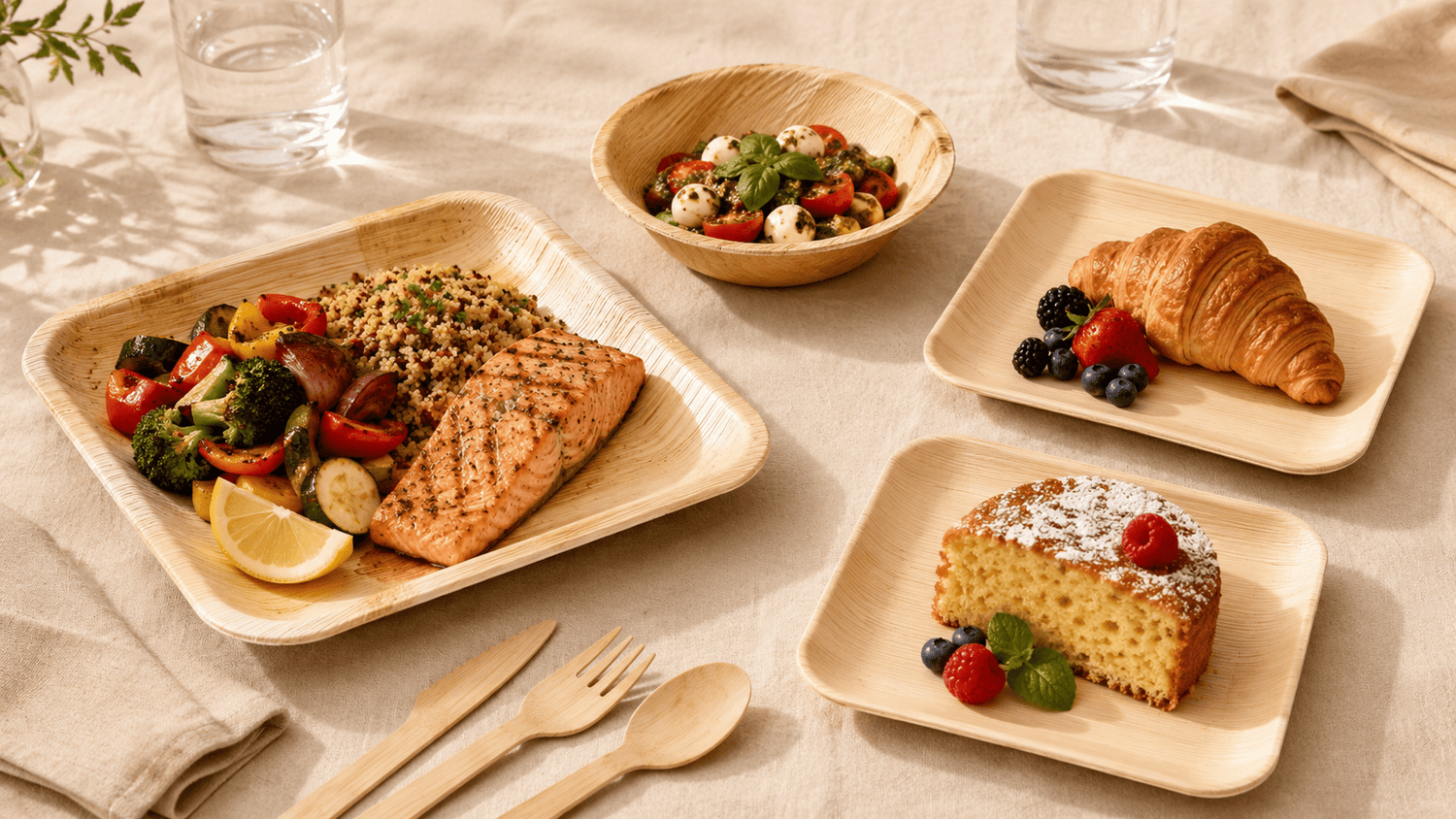 How to Choose the Right Disposable Plate for Hot Food, Reheating, and Serving - Leaf with life