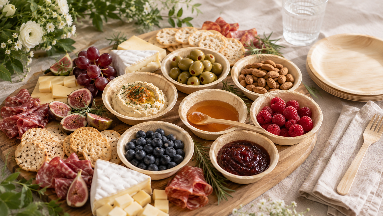 Mini Palm Leaf Bowls for Dips, Sauces, and Charcuterie: When a Small Bowl Works Best - Leaf with life