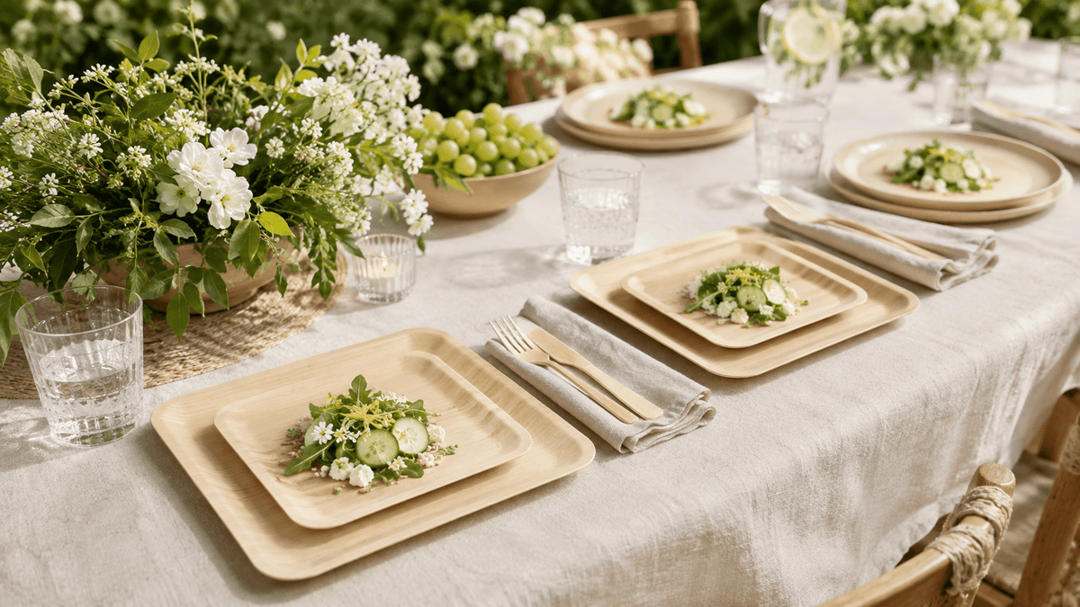 Square Disposable Plates vs Round: Which Layout Works Better for Real Gatherings? - Leaf with life