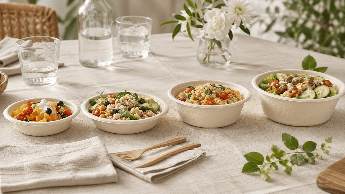 Sugarcane Wide-Rim vs Standard Bowls: What to Serve in 12 oz, 16 oz, 20 oz, and 32 oz - Leaf with life