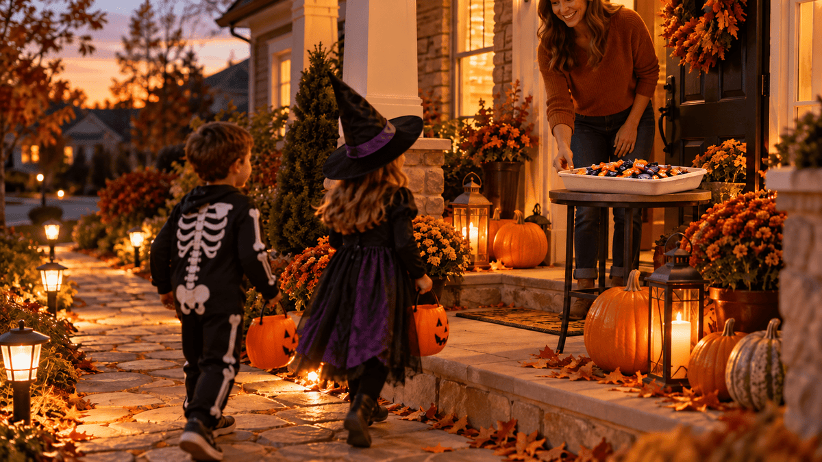 Trick-or-Treat Porch Station: Plan Treats, Lighting, Refills, and Cleanup - Leaf with life