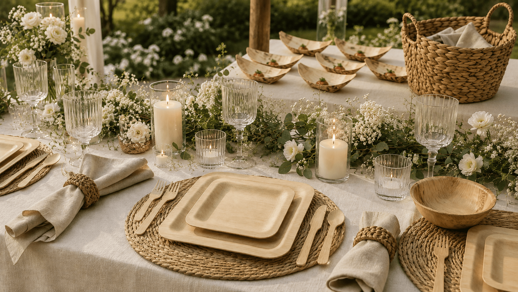 Wedding Tableware by Event Phase: What to Prepare for Cocktail Hour, Dinner, Dessert, and Guest Tables - Leaf with life