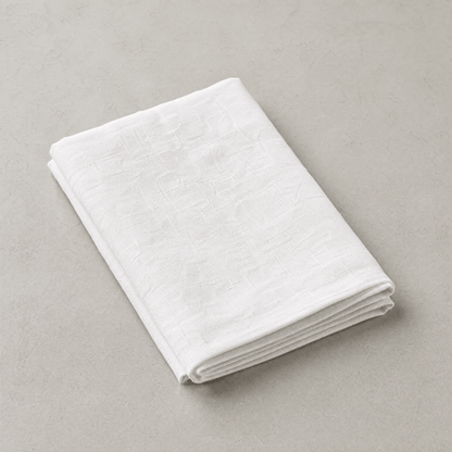 100% Pure Linen Dinner Napkins - Soft, Absorbent &amp; Eco - Friendly Cloth Napkins for Events &amp; Everyday Use - Leaf with life