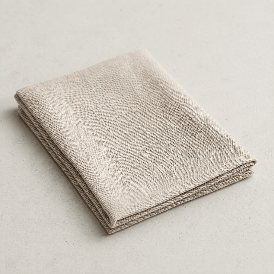 100% Pure Linen Dinner Napkins - Soft, Absorbent &amp; Eco - Friendly Cloth Napkins for Events &amp; Everyday Use - 6 pieces - Leaf with life