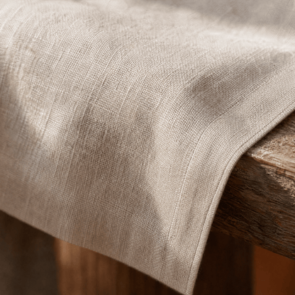 100% Pure Linen Dinner Napkins - Soft, Absorbent &amp; Eco - Friendly Cloth Napkins for Events &amp; Everyday Use - Leaf with life