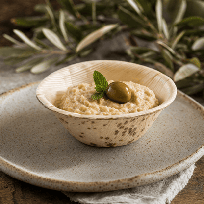 1oz Mini Bamboo Leaf Bowls - Eco - Chic Tasting &amp; Appetizer Cups for Charcuterie Boards - Leaf with life