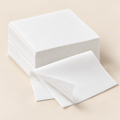 2-Ply White Paper Napkins - Soft &amp; Absorbent Disposable Napkins for Parties &amp; Gatherings