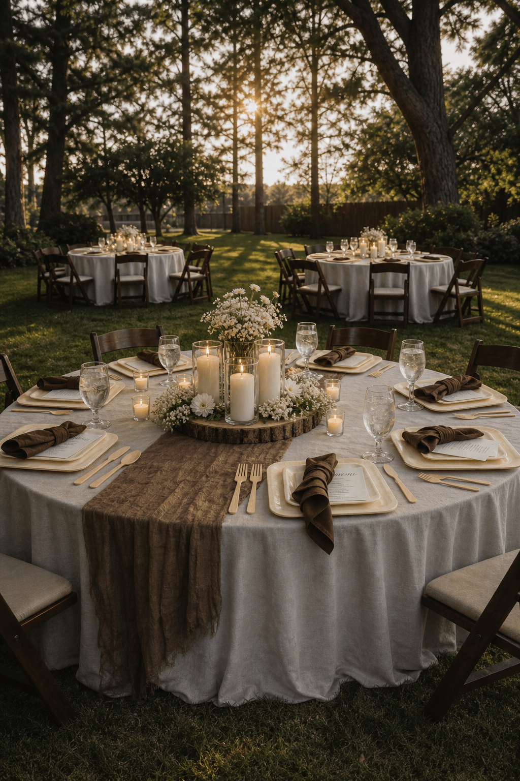7 in / 10 in Square Bamboo Plates | Wabi-Sabi Elegance &amp; Fine-Grain Texture | 100% Natural &amp; Compostable - Leaf with life