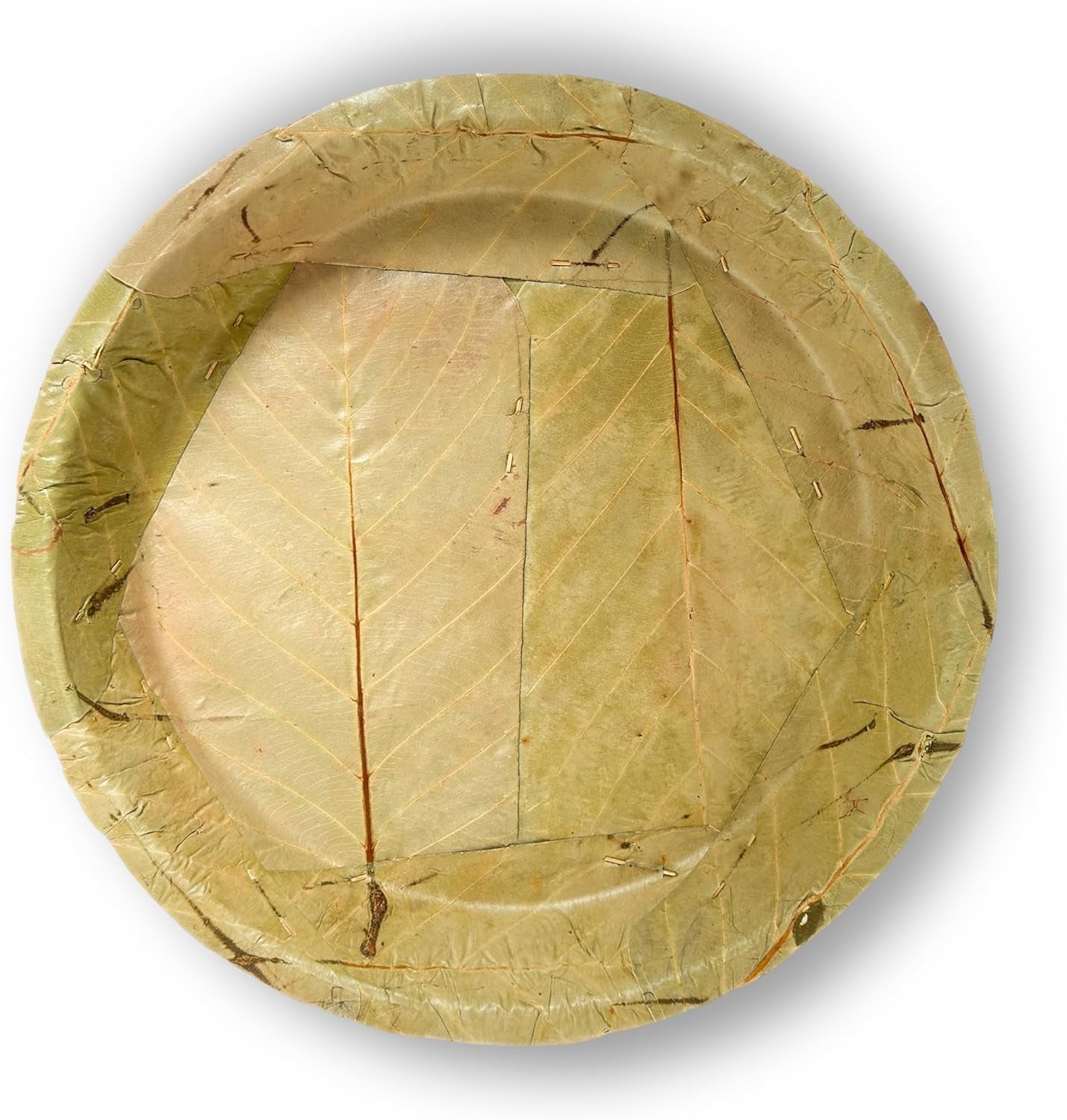 Single Use Sal Leaf Plates (11 Inch, 25/Pack) | Zero Waste, Biodegradable, Backyard Compostable | for Parties, Picnics, Bbq’S, Weddings, Outdoor Festivals, 11Inch Plates